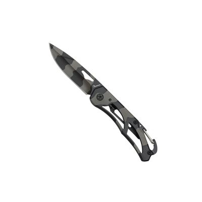 Nůž zavírací s karabinou URBAN CAMO