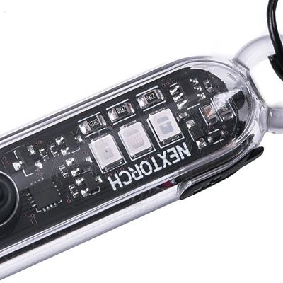 Svítilna micro K40 multifunkční 3 barvy světla + UV NEXTORCH K40-365UV 2