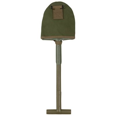 Lopatka skládací T-rukojeť US model M10 včetně pouzdra MFH 27045 3