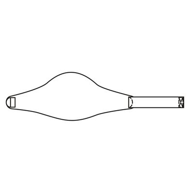 Pás bederní GOPAS ledviňák ČERNÝ