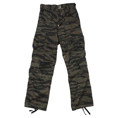 Kalhoty VINTAGE PARATROOPER TIGER STRIPE CAMO