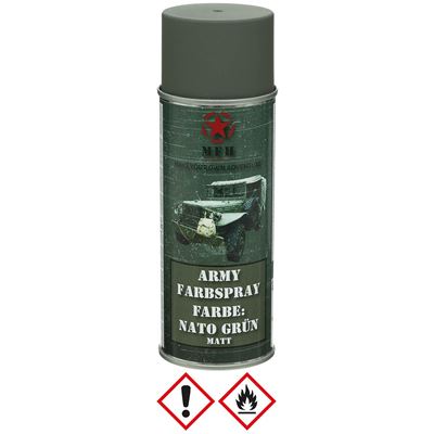 Barva ARMY ve spreji 400ml NATO ZELENÁ