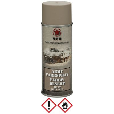 Barva ARMY ve spreji 400ml RAL 1019 MATT DESERT
