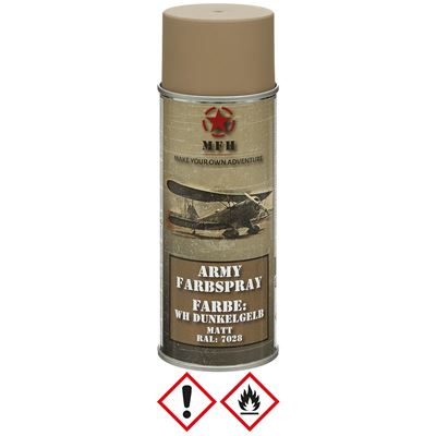 Barva ARMY ve spreji 400ml WH DUNKELGELB