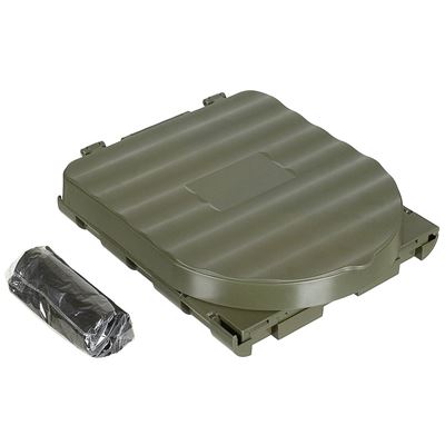 Toaleta CAMPING skládací přenosná ZELENÁ FOX Outdoor 27920B 5