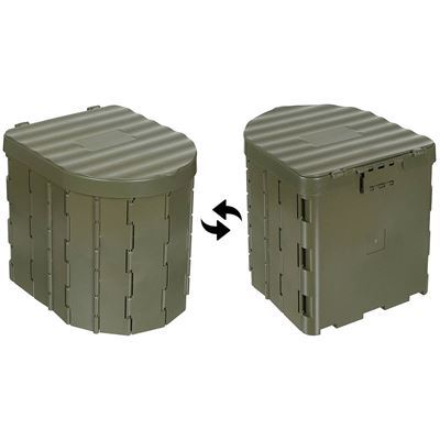 Toaleta CAMPING skládací přenosná ZELENÁ FOX Outdoor 27920B 3