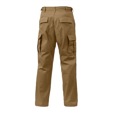 Kalhoty BDU RELAXED ZIPPER FLY COYOTE BROWN
