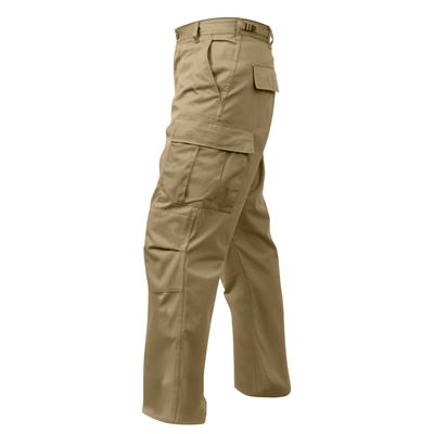 Kalhoty BDU RELAXED ZIPPER FLY KHAKI