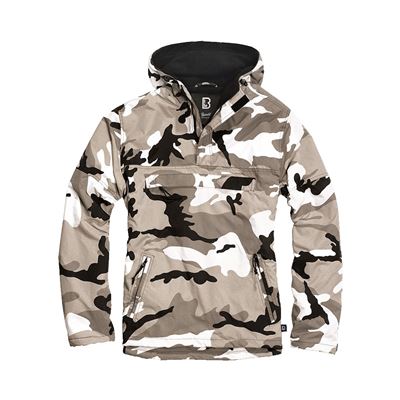 Bunda větrovka s kapucí WINDBREAKER URBAN CAMO