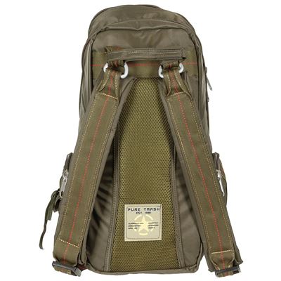 Batoh s karabinou 20 l ZELENÝ Pure Trash 30034 2
