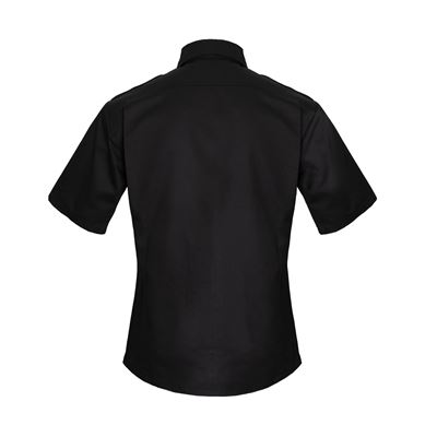 Košile služební krátký rukáv ČERNÁ