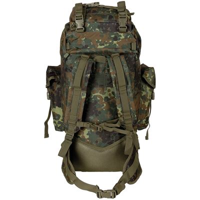 Batoh bojový MOLLE 65l polstrovaný + ALU výztuha FLECKTARN