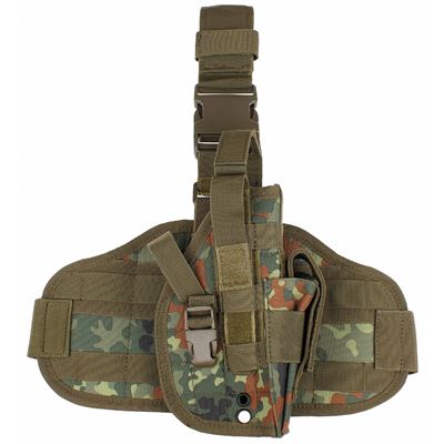 Pouzdro na zbraň stehenní MOLLE FLECKTARN