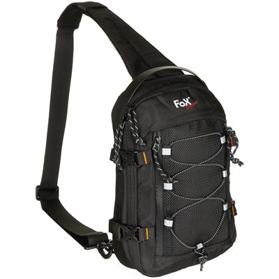 Batoh COMPACT SLING přes jedno rameno ČERNÝ
