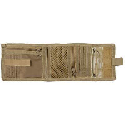 Peněženka ID CASE na šňůrce COYOTE BROWN