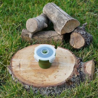 Hrnek skládací s víčkem ZELENÝ FOSCO 311051 3