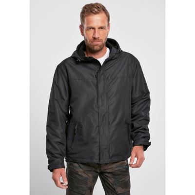 Bunda větrovka FRONTZIP WINDBREAKER ČERNÁ BRANDIT 3167-2 3