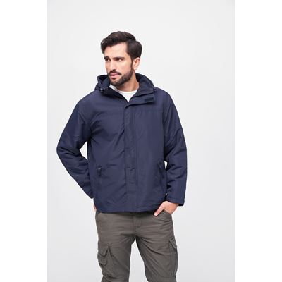 Bunda větrovka FRONTZIP WINDBREAKER MODRÁ BRANDIT 3167-8 3