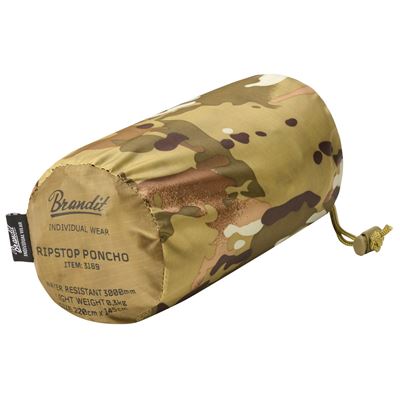 Pončo rip-stop s obalem TACTICAL CAMO