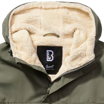 Bunda WINDBREAKER SHERPA ZELENÁ