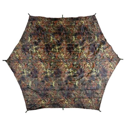 Plachta nepromokavá Hexagon-Tarp 3,4 x 3,1 m FLECKTARN