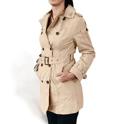 Kabát TRENCHCOAT dámský KHAKI