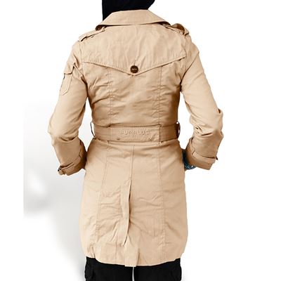 Kabát TRENCHCOAT dámský KHAKI