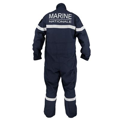Kombinéza MARINE NATIONALE s reflexními pruhy MODRÁ