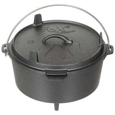 Hrnec DUTCH OVEN litinový 5,7 l ČERNÝ