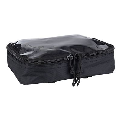 Pouzdro HEXAGON ORGANIZER průhledné ČERNÉ