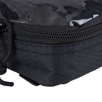 Pouzdro HEXAGON ORGANIZER průhledné malé ČERNÉ 101INC 359583-BLK 3