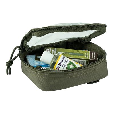 Pouzdro HEXAGON ORGANIZER průhledné malé ZELENÉ 101INC 359583-GR 5
