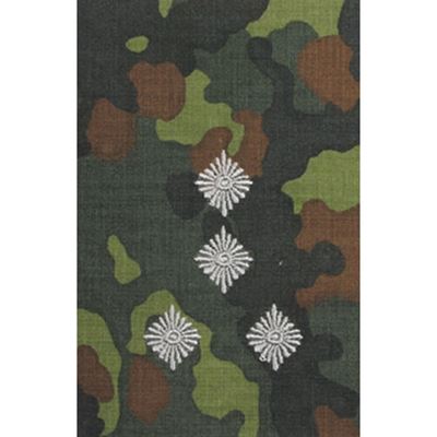 Nárameník BW STABSHAUPTMANN FLECKTARN / stříbrné vyšití