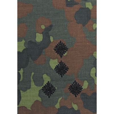 Nárameník BW STABSHAUPTMANN FLECKTARN / černé vyšití