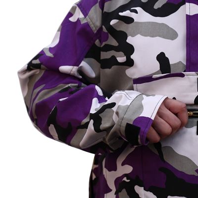 Bunda s kapucí PARKA US VIOLET CAMO