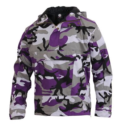 Bunda s kapucí PARKA US VIOLET CAMO