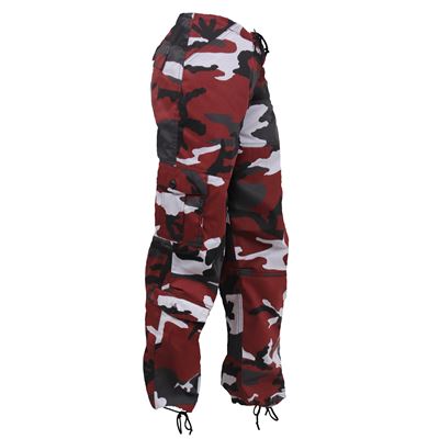 Kalhoty dámské PARATROOPER RED CAMO