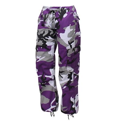 Kalhoty dámské PARATROOPER VIOLET CAMO