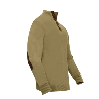 Svetr 3 knoflíky KHAKI