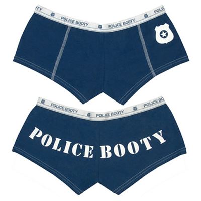 Kalhotky POLICE BOOTY NÁMOŘNICKÁ MODRÁ