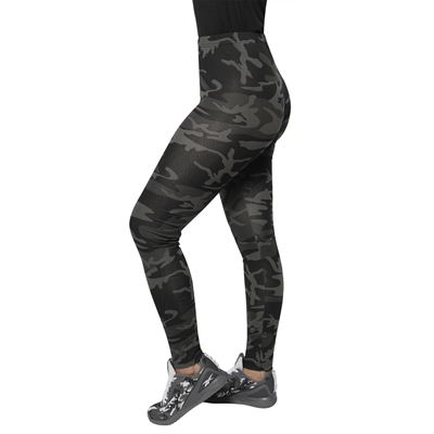 Legíny maskáčové BLACK CAMO