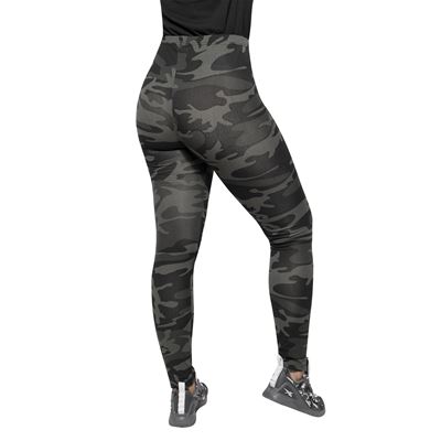 Legíny maskáčové BLACK CAMO