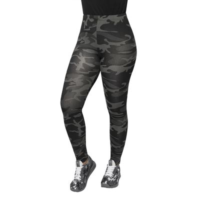 Legíny maskáčové BLACK CAMO