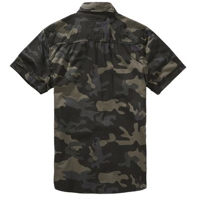 Košile ROADSTAR krátký rukáv DARK CAMO