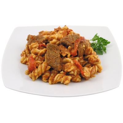 Maďarský hovězí guláš s nudlemi v plechovce 400g  40250C 2
