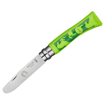 Nůž OPINEL dětský VRI INOX No.07 HABR ZELENÝ/HORSE