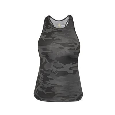 Tílko dámské WORKOUT BLACK CAMO