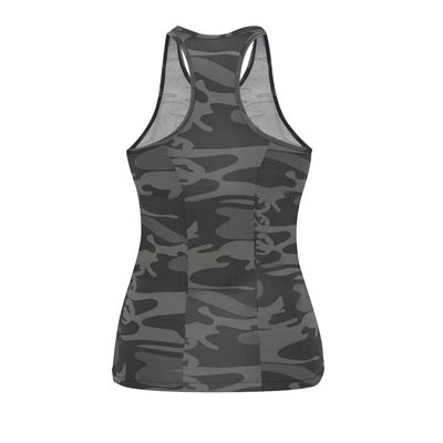 Tílko dámské WORKOUT BLACK CAMO