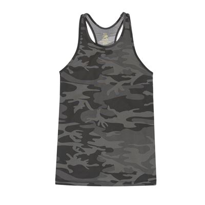 Tílko dámské WORKOUT BLACK CAMO