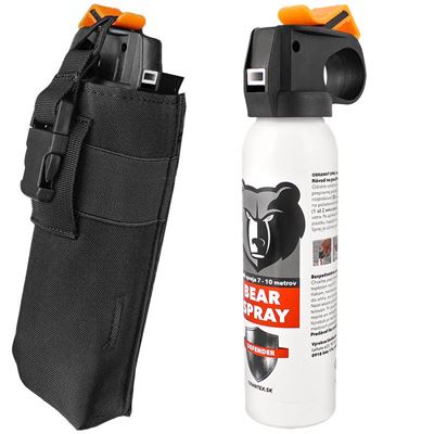Sprej na medvědy DEFENDER 250 ml s pouzdrem